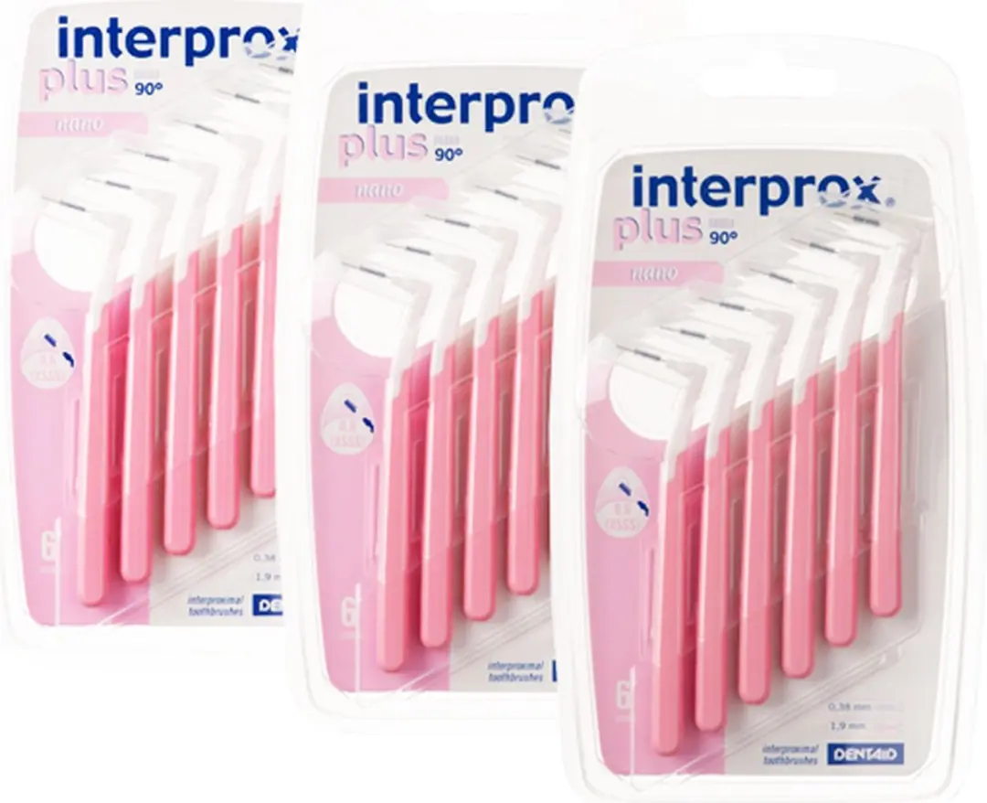 Interprox Plus Nano Roze Opzetborstels