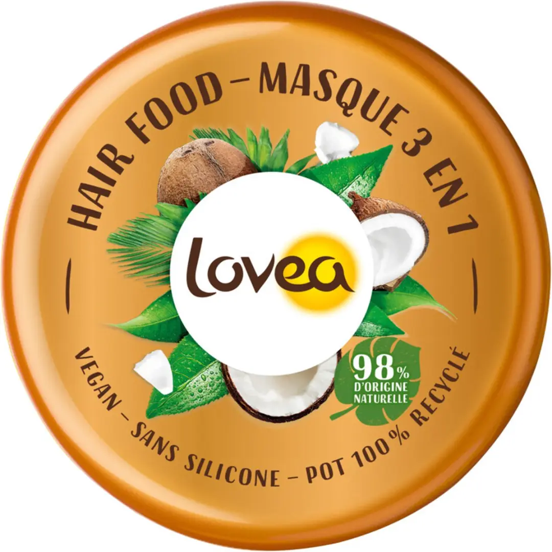 Lovea Kokos & Groene Thee Haarmasker 390ml - afbeelding 6 van 6