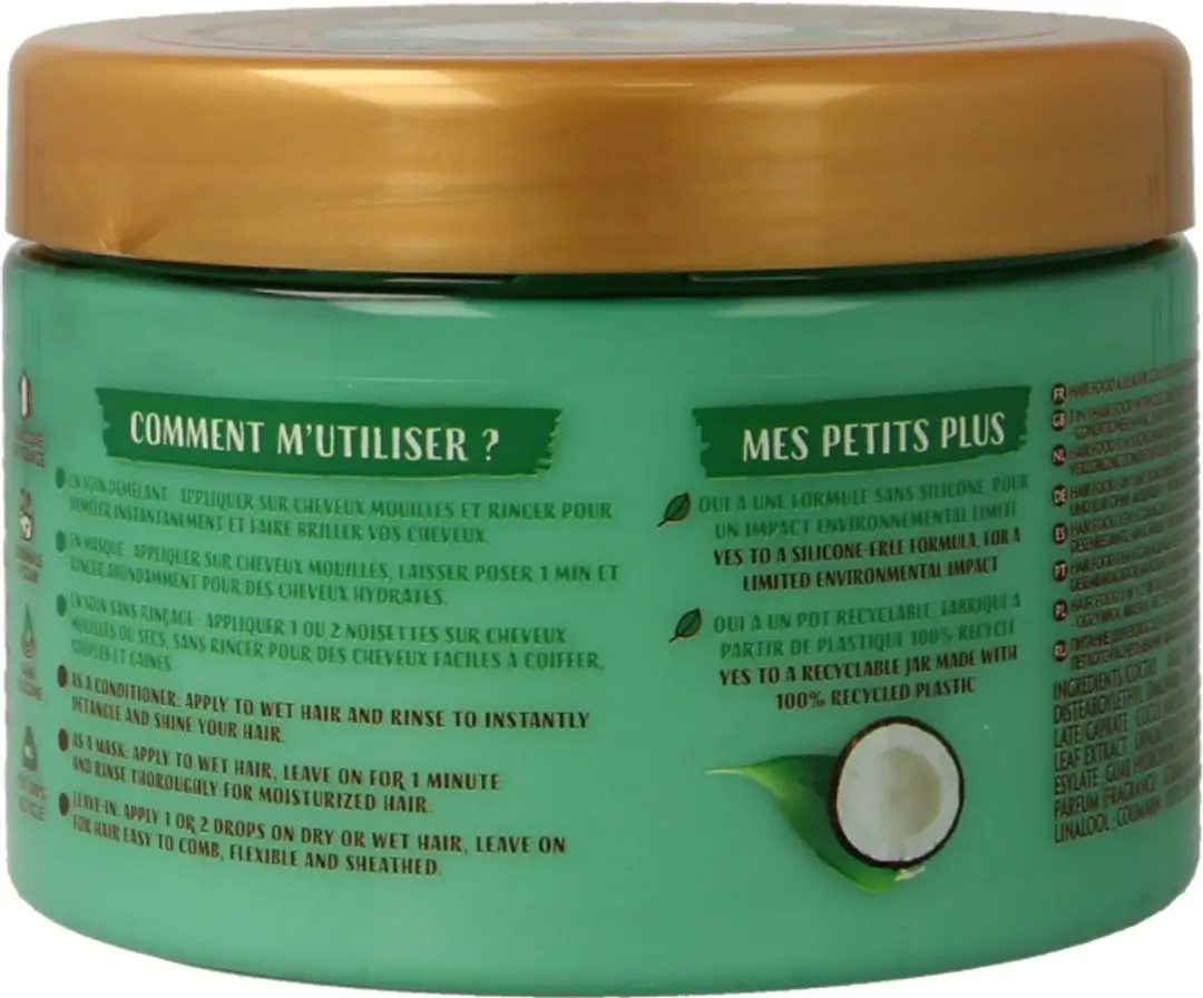 Lovea Kokos & Groene Thee Haarmasker 390ml