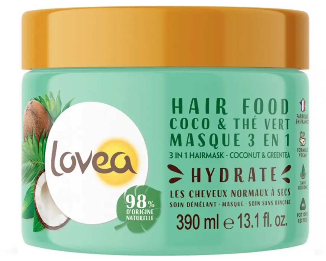 Lovea Kokos & Groene Thee Haarmasker 390ml