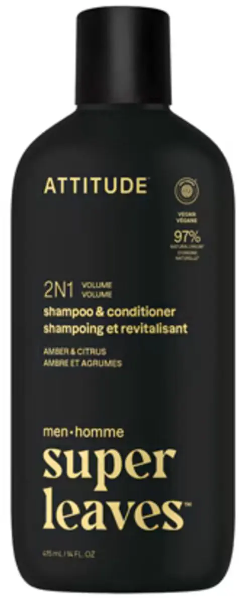 Attitude Super Leaves Men 2in1 Shampoo & Conditioner Volume 415ml
