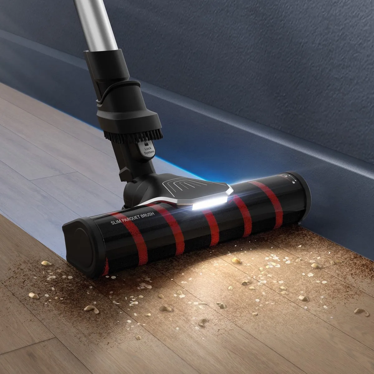 Rowenta X-Force Flex 9.60 ZR045010 Parketborstel - Zwart