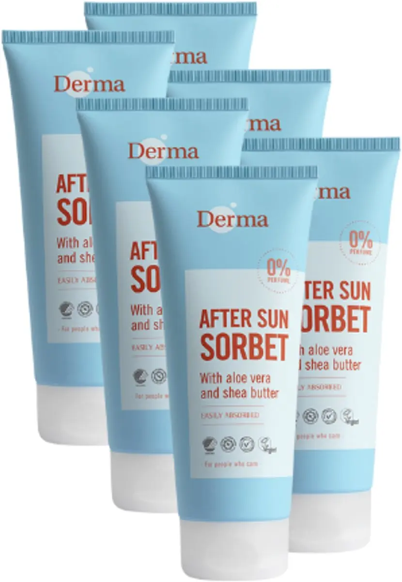 Derma Eco Sun After Sun Sorbet 200ml - Aloë Vera - afbeelding 6 van 6