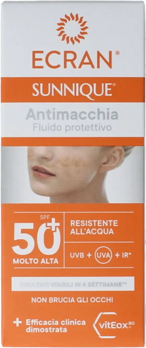 Ecran Sunique Anti-Vlekken Gezichtcrème SPF50 50ml