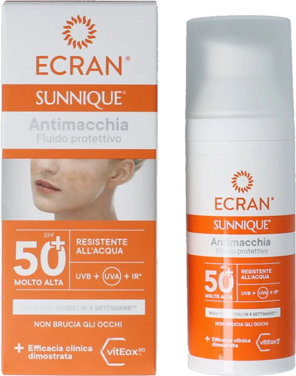 Ecran Sunique Anti-Vlekken Gezichtcrème SPF50 50ml