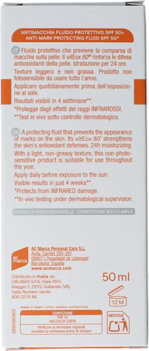 Ecran Sunique Anti-Vlekken Gezichtcrème SPF50 50ml