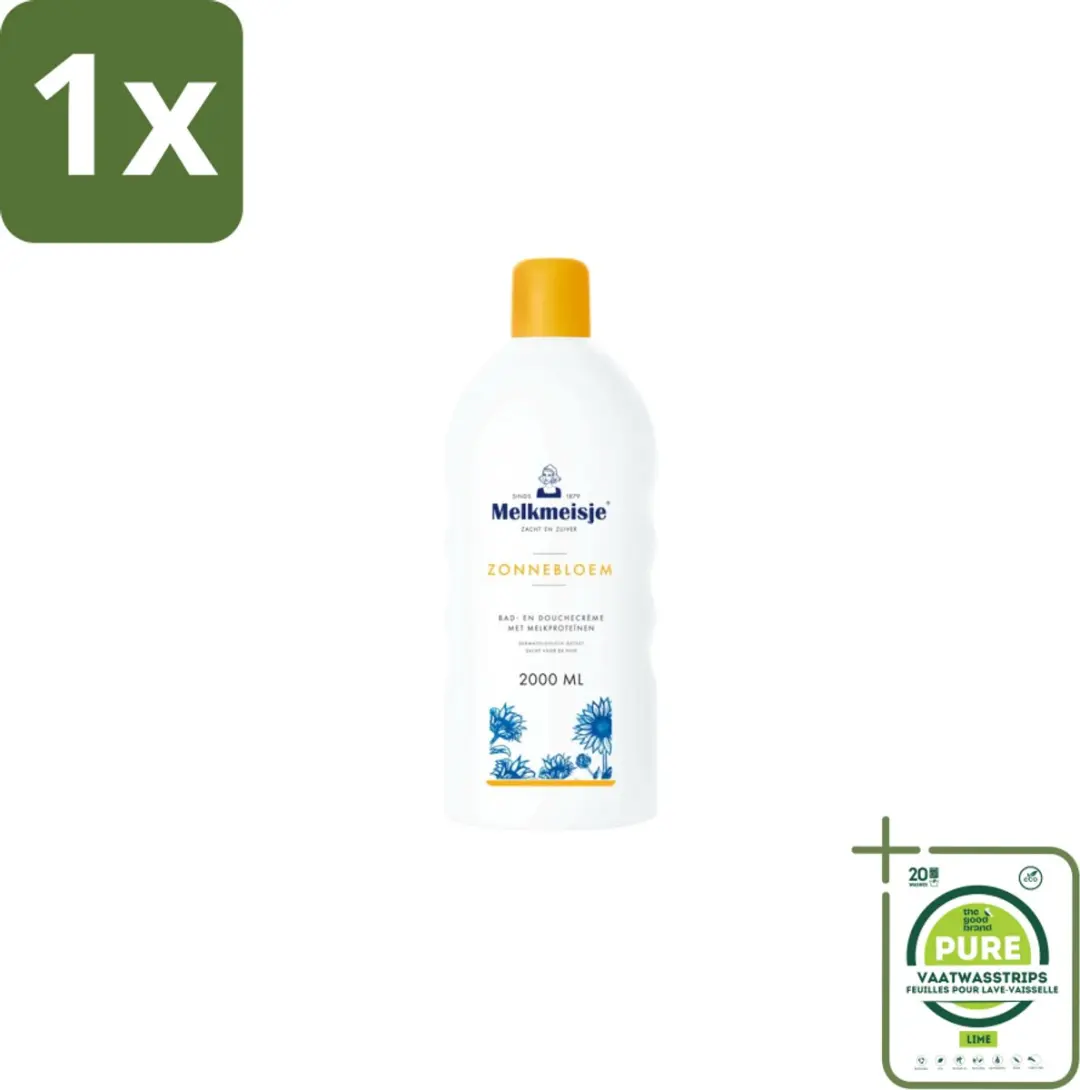 Melkmeisje Bad & Douchecrème Zonnebloem 2000ml