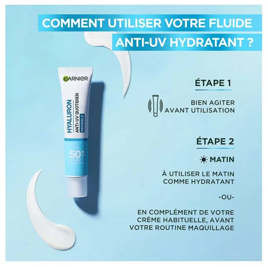 Garnier Hyaluron Anti-UV Fluid SPF50+ 40ml