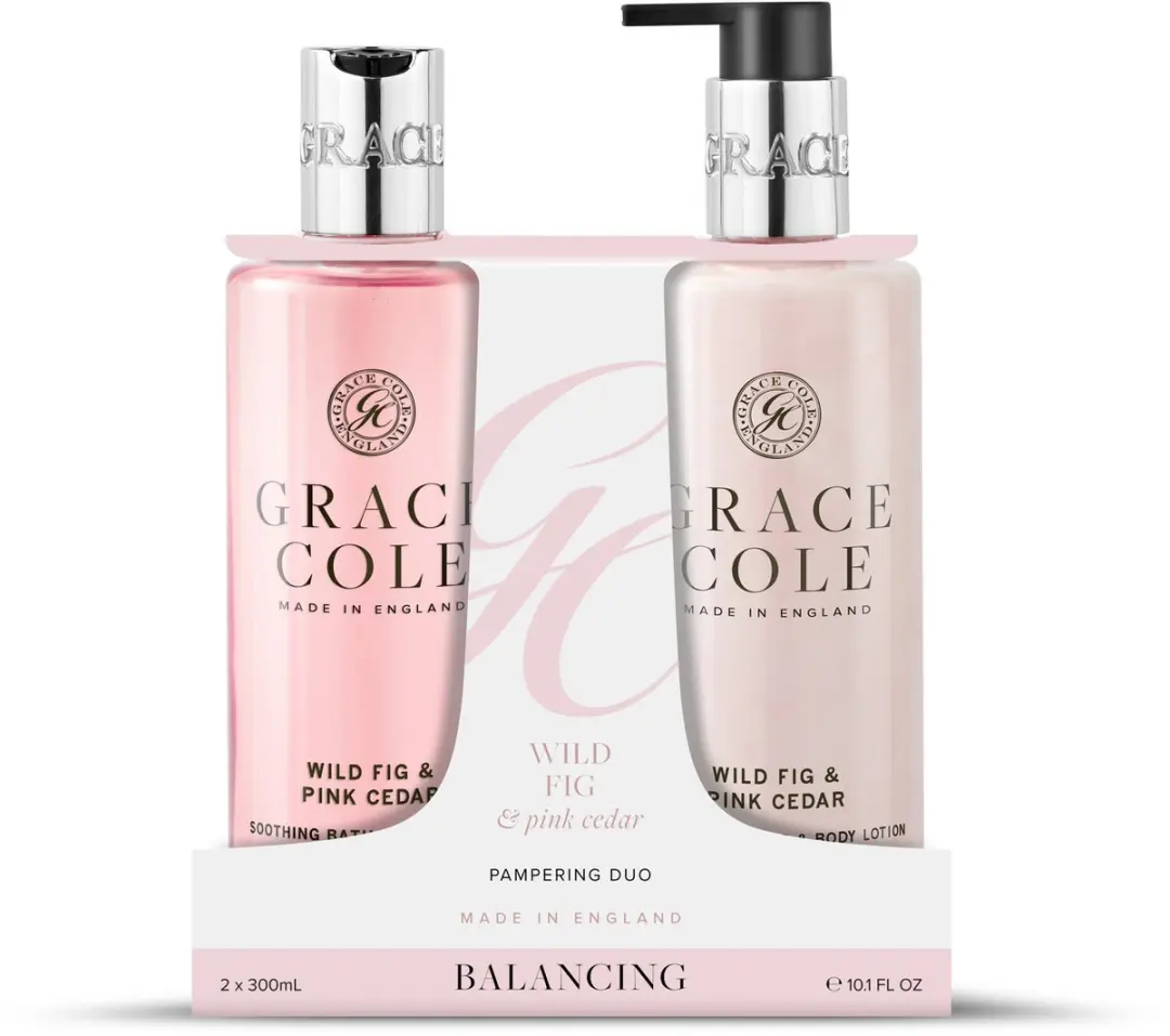 Grace Cole Wild Fig & Pink Cedar Body Duo 600ml