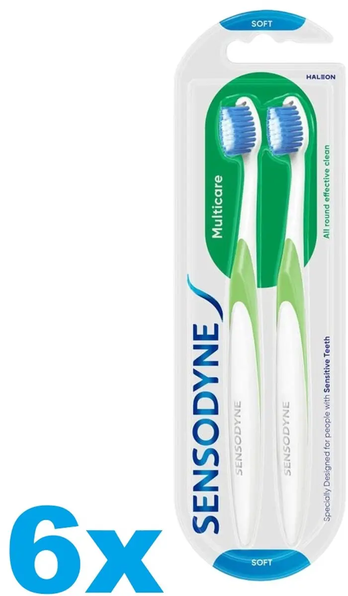 Sensodyne Multicare Soft Tandenborstels - 12 Stuks
