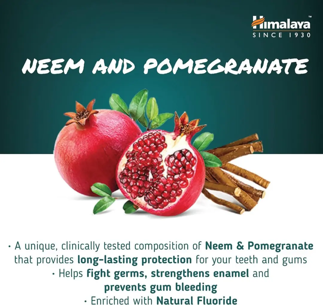 Himalaya Herbals Neem & Pomegranate Tandpasta - 3x100g
