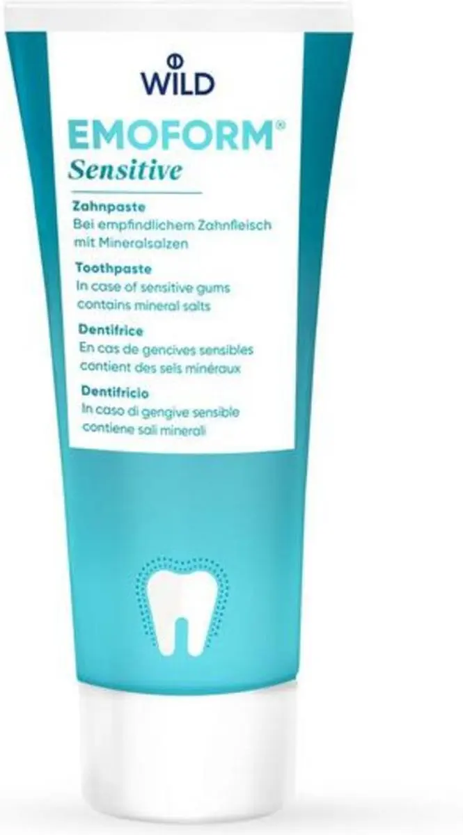 Emoform Tandpasta Sensitive Fluoride 75ml