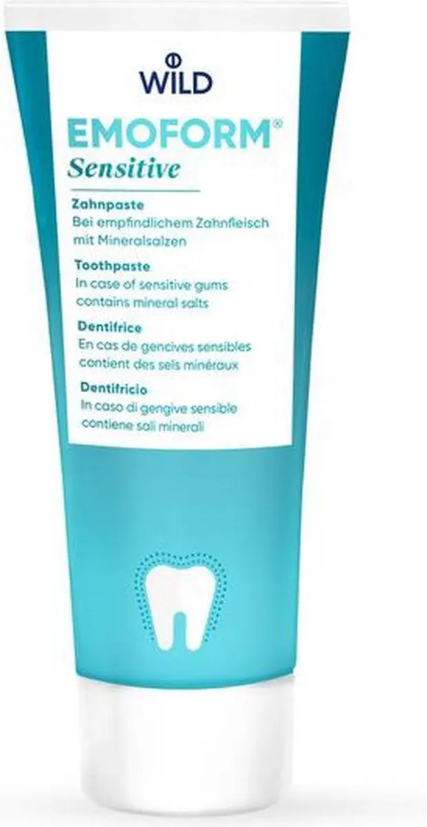 Emoform Tandpasta Sensitive Fluoride 75ml
