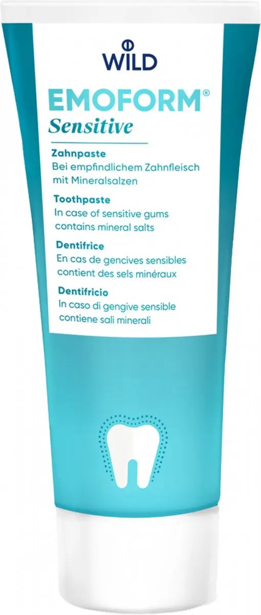 Emoform Tandpasta Sensitive Fluoride 75ml