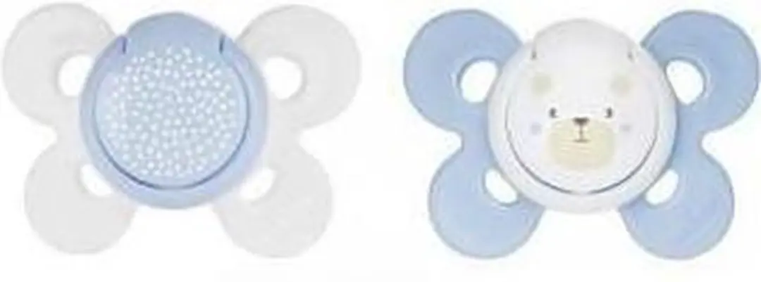 Chicco Physio Comfort 2 Silicone Fopspenen 0-6 Maanden - 2 Stuks