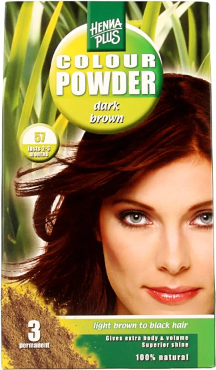 Hennaplus Coloured Poeder Brown 100g