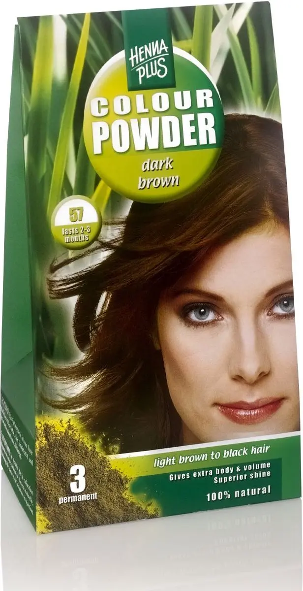 Hennaplus Coloured Poeder Brown 100g