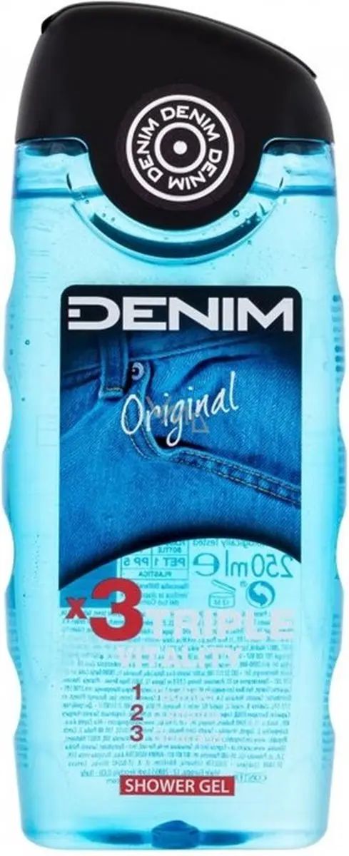 Denim Original Douchegel - 250ml x3