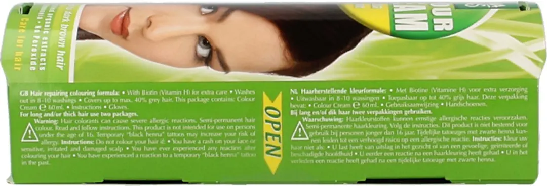 Hennaplus Kleurcrème 4.03 Mokka Bruin - 60ml