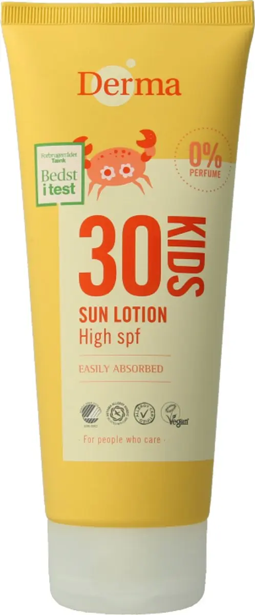 Derma Sun Kids Zonnebrand SPF30 200ml - Gevoelige Huid