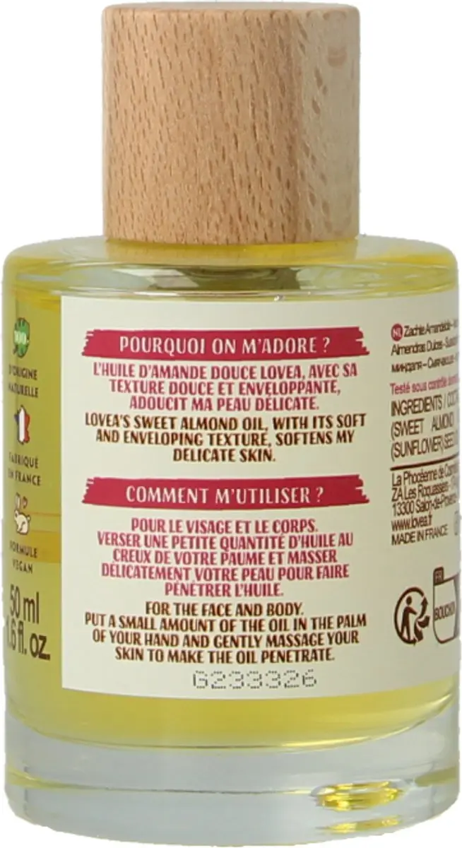 Lovea Zoete Amandelolie 50ml