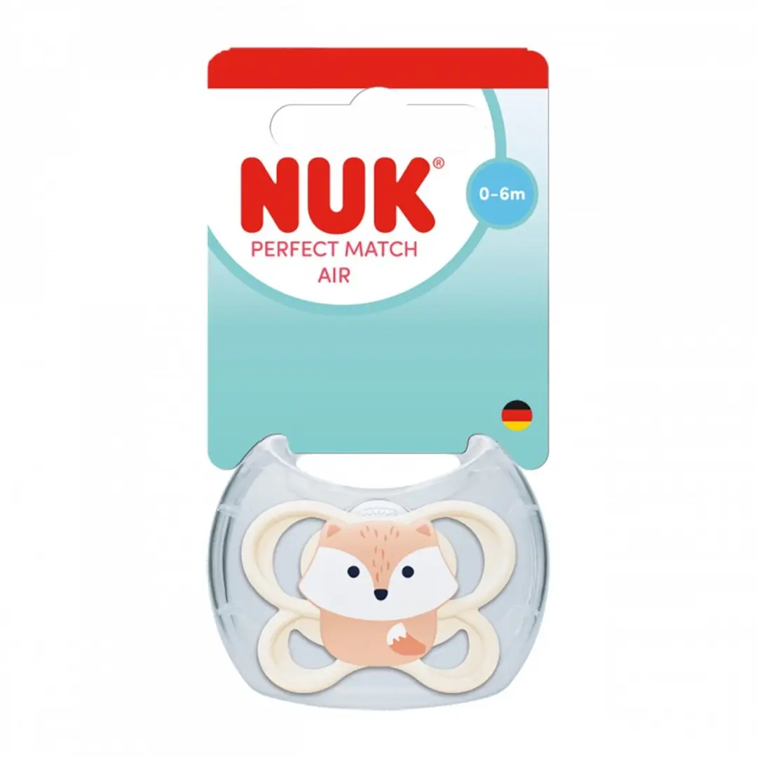 NUK Perfect Match Air Fopspeen Siliconen 0-6m - Multicolor