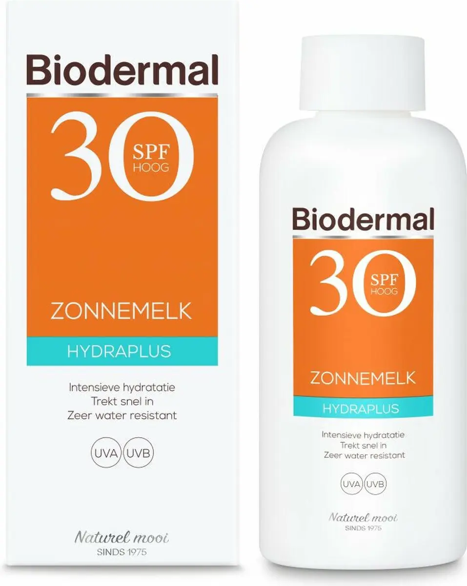 Biodermal Hydraplus Zonnemelk SPF 30 - 3x200ml