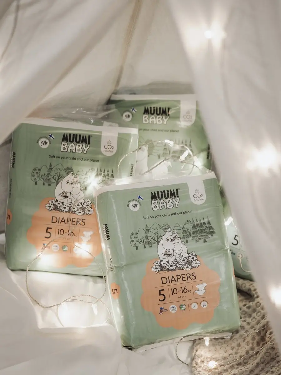 Moomin Baby Eco Wegwerpluiers Maat 5 - 200 Stuks