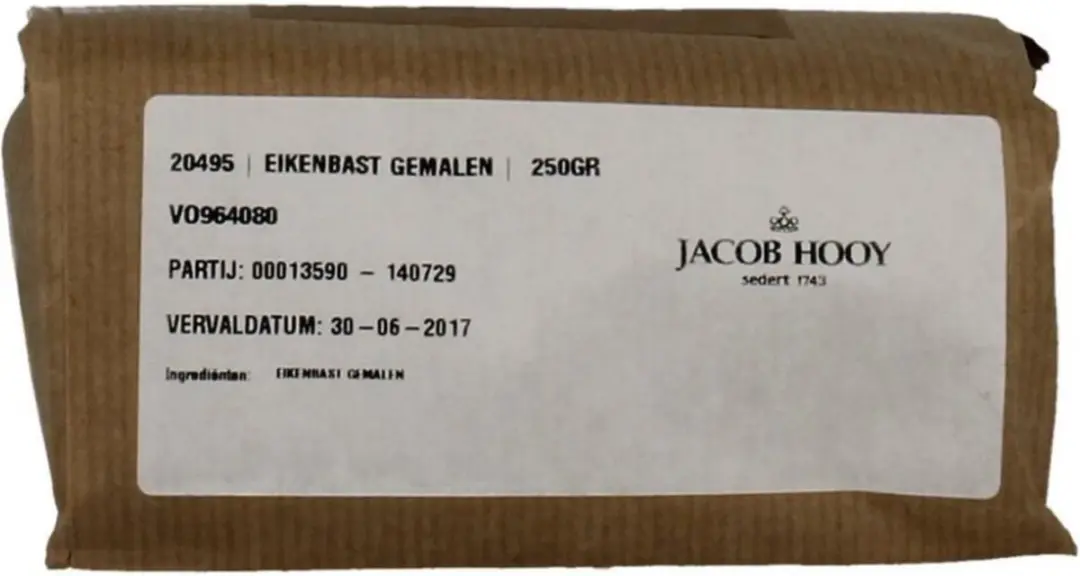 Jacob Hooy Eikenbast Gemalen 250g