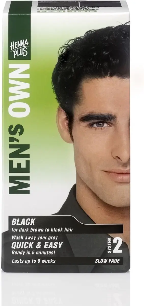 Hennaplus Men's Own Black Haarverf 80ml