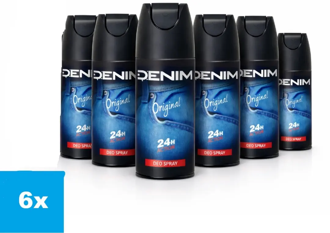 Denim Original Deodorant Spray 6x150ml