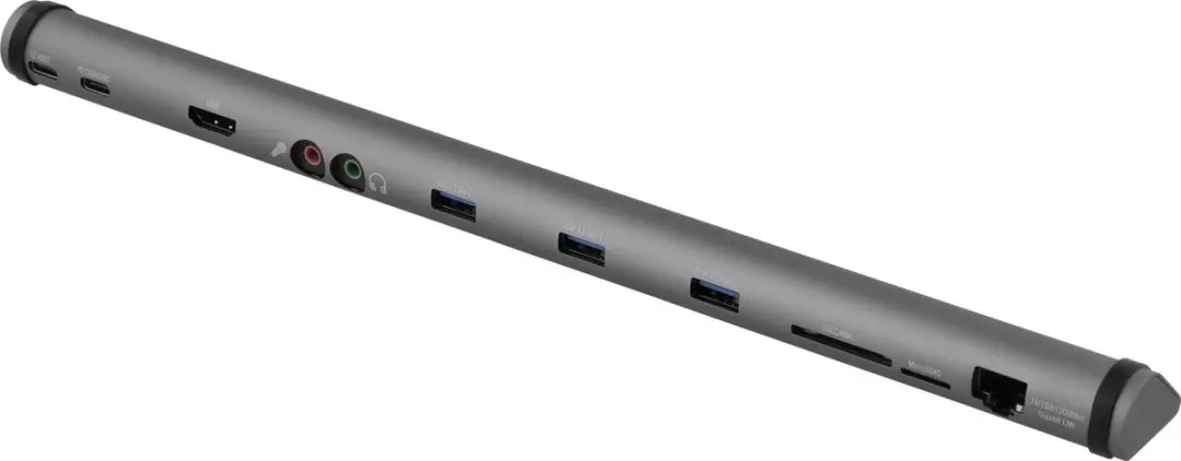 Deltaco USBC-1293 USB-C Dockingstation 100W