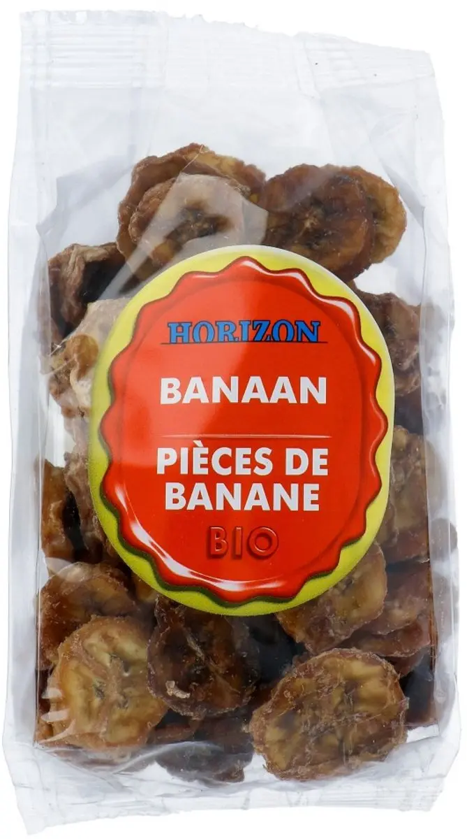 Horizon Banaan Bio 150g Gedroogde Schijfjes