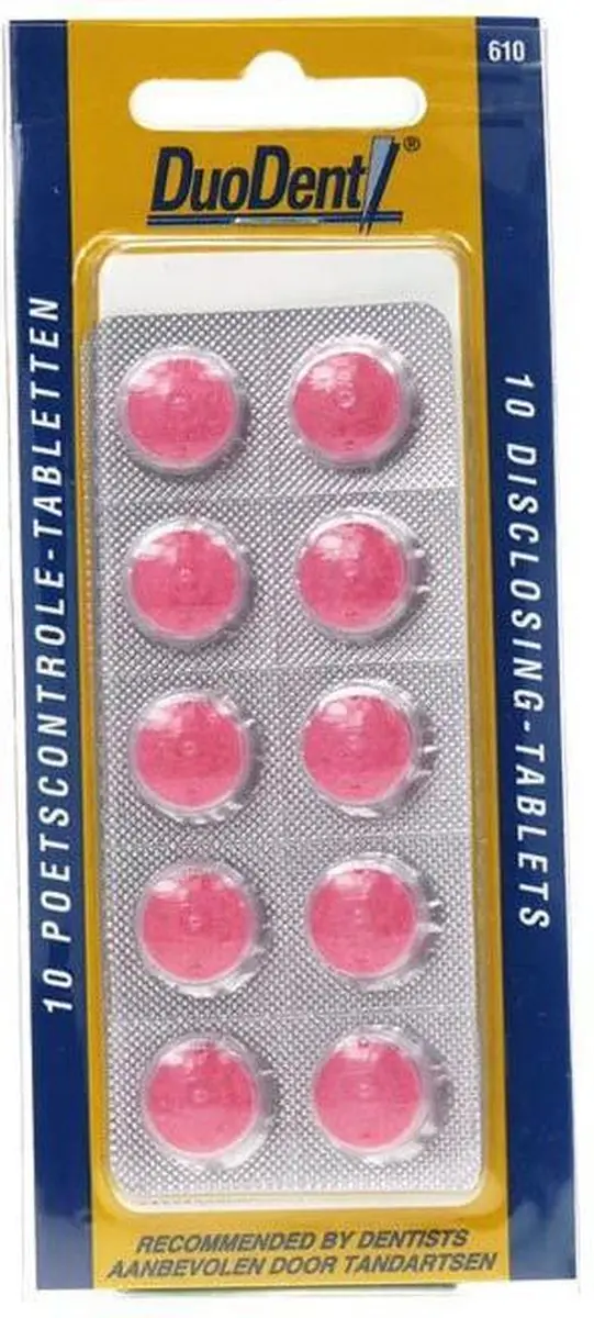 Duodent Poetscontrole Tabletten 10 Stuks