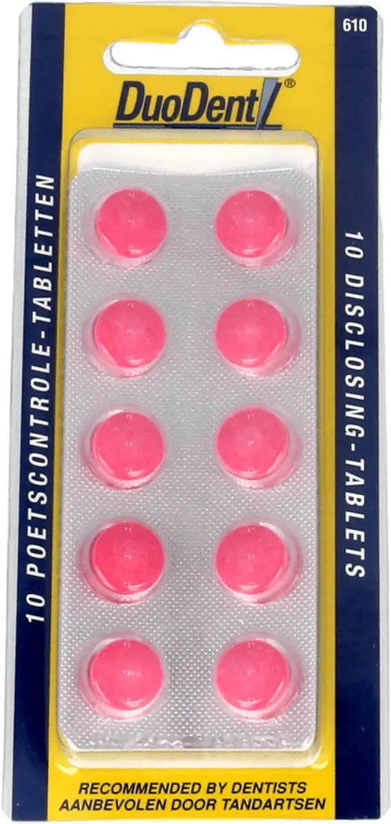 Duodent Poetscontrole Tabletten 10 Stuks