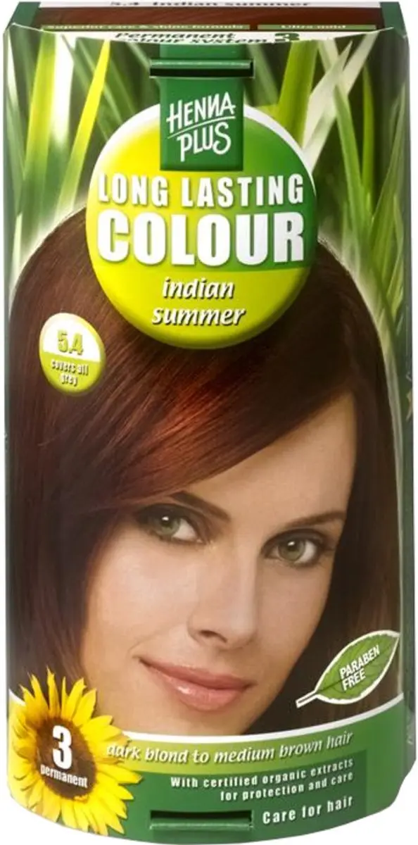 Hennaplus Long Lasting Colours 5.4 Indian Summer Haarverf
