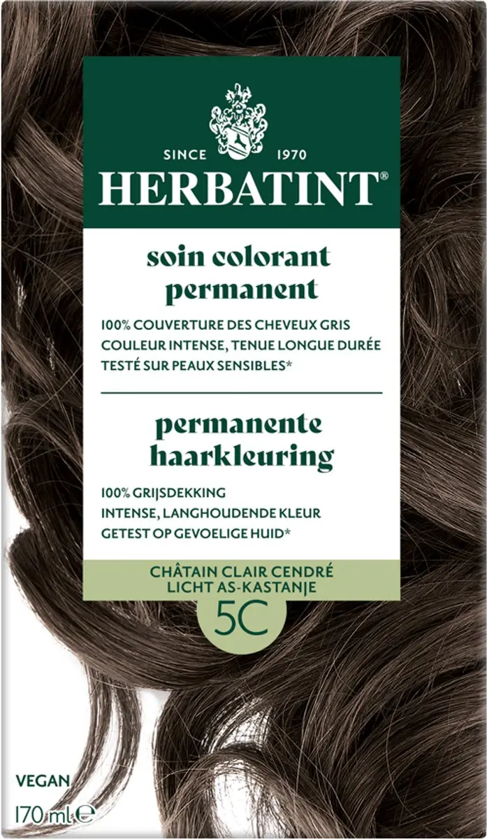 Herbatint 5C Licht As-Kastanje Permanent 170ml