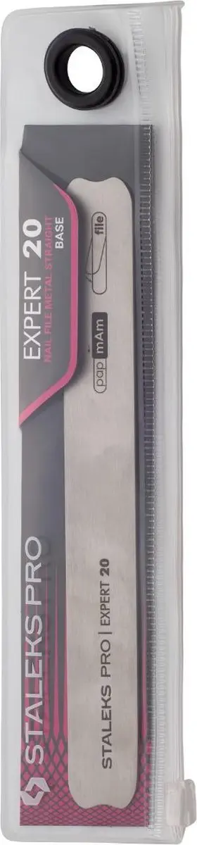 STALEKS Metal Base EXPERT 20 Nagelvijl RVS - 162x19mm