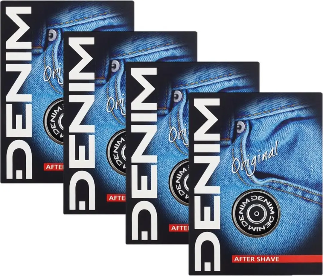 Denim Original Aftershave Lotion 4x100ml