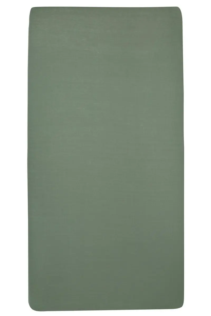 Meyco Baby Uni Hoeslaken Juniorbed 70x140/150cm - Forest Green