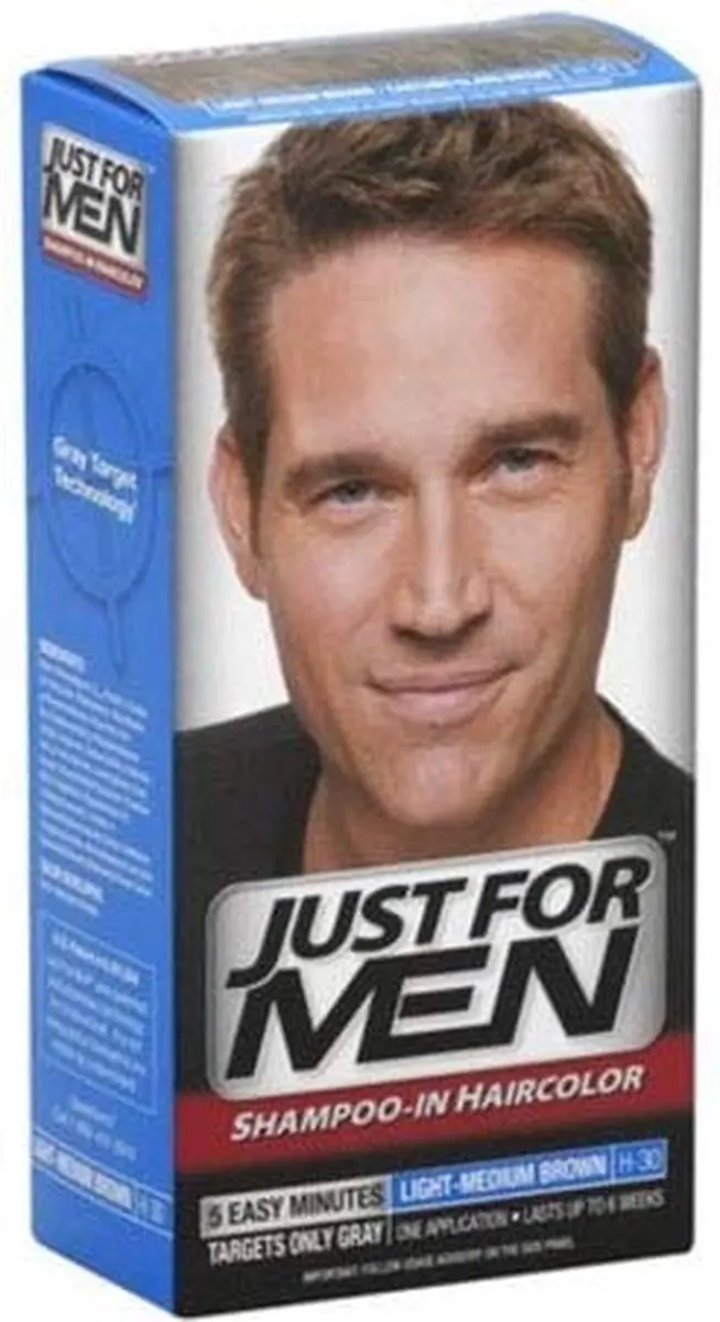 Just For Men Shampoo-in Haircolour H30 Lichtbruin 66ml