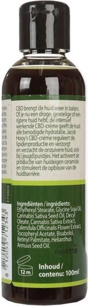 Jacob Hooy CBD+ Huidolie 100ml