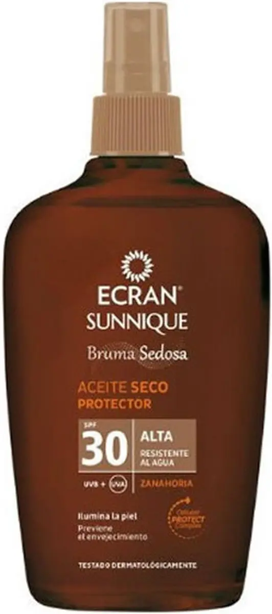 Ecran Sunnique Broncea+ Zonnebrandolie SPF 30 - 100ml