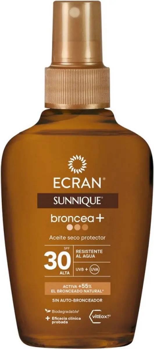 Ecran Sunnique Broncea+ Zonnebrandolie SPF 30