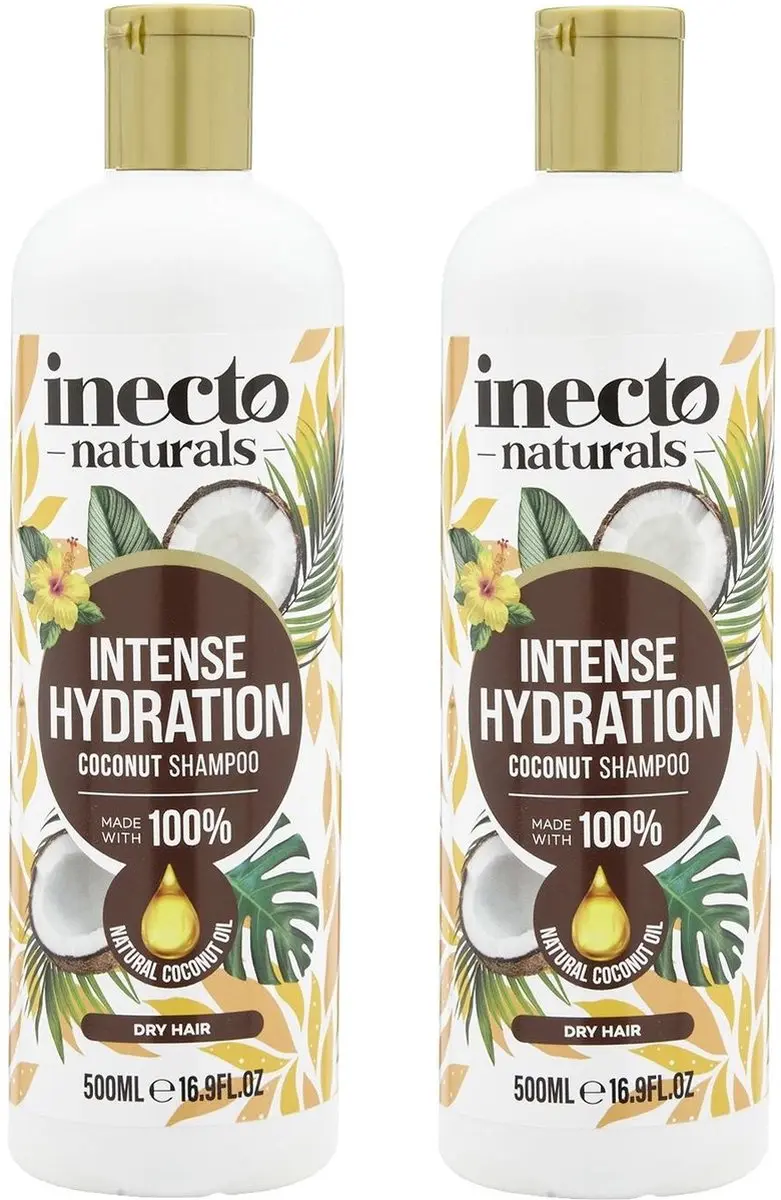 Inecto Naturals Coconut Shampoo 2x500ml