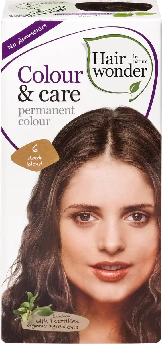 Hairwonder Colour & Care 6 Donker Blond Haarverf - 3 Stuks