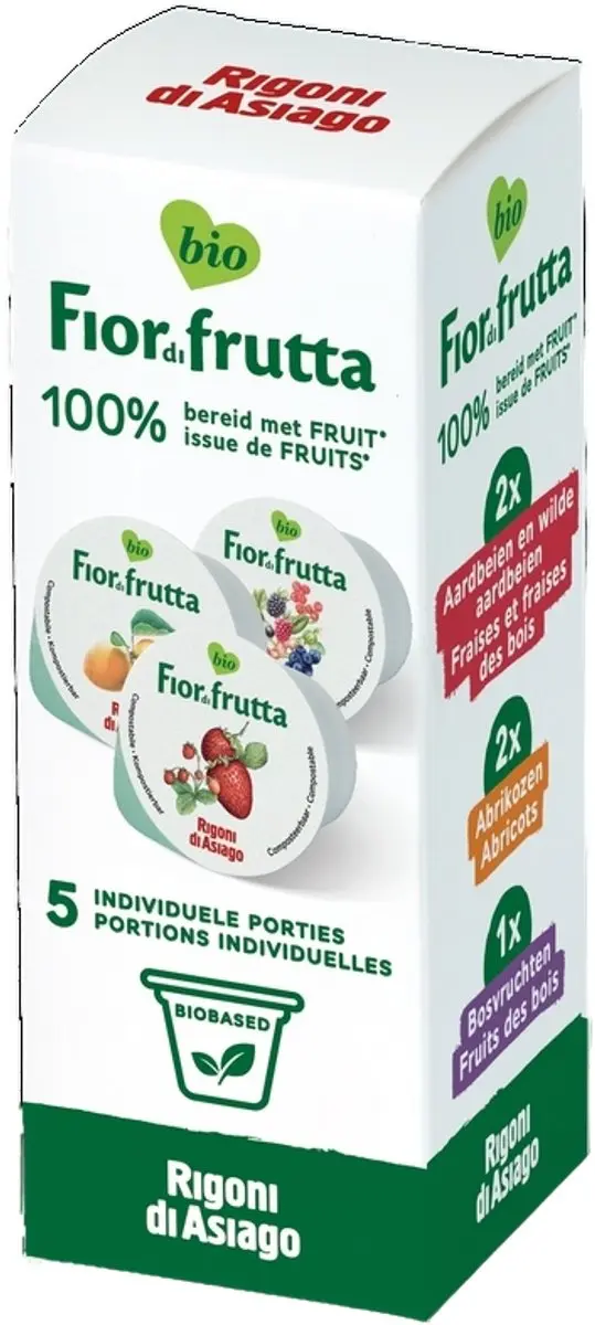 Fiordifrutta Jam Cups Mix Bio 100g