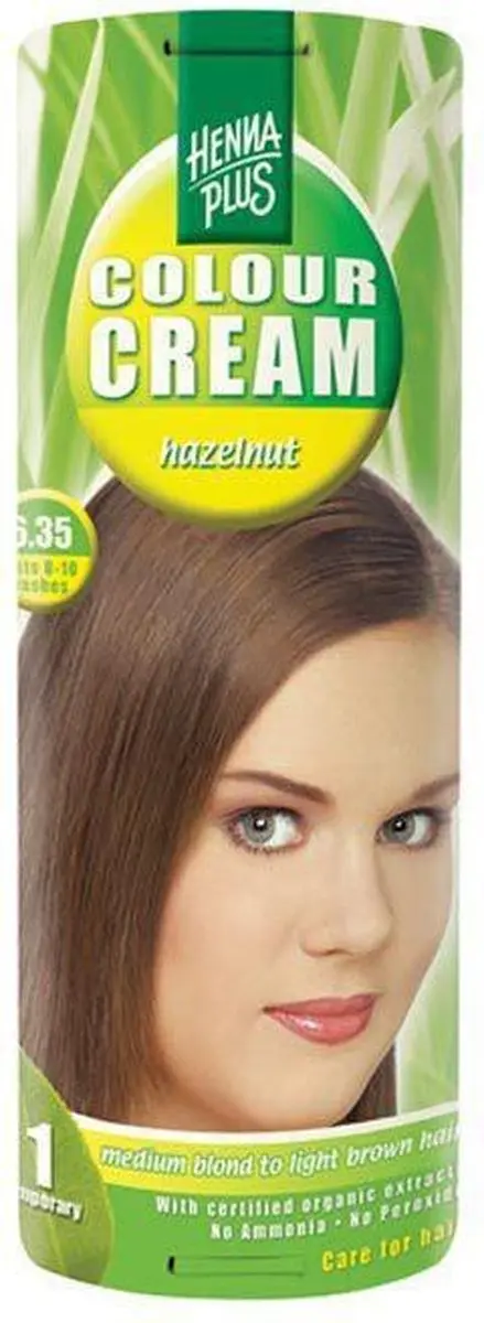 Hennaplus Kleurcrème Hazelnoot 6.35 - 60ml - afbeelding 6 van 6
