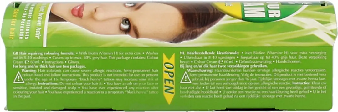 Hennaplus Kleurcrème Hazelnoot 6.35 - 60ml
