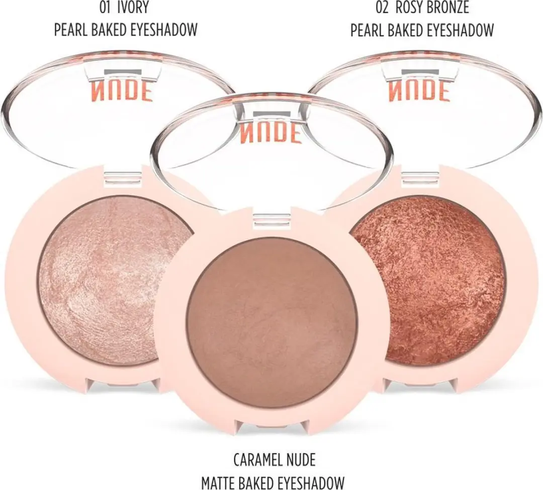 Golden Rose Nude Look Pearl Baked Oogschaduw 02 Rosy Bronze - 2.5g
